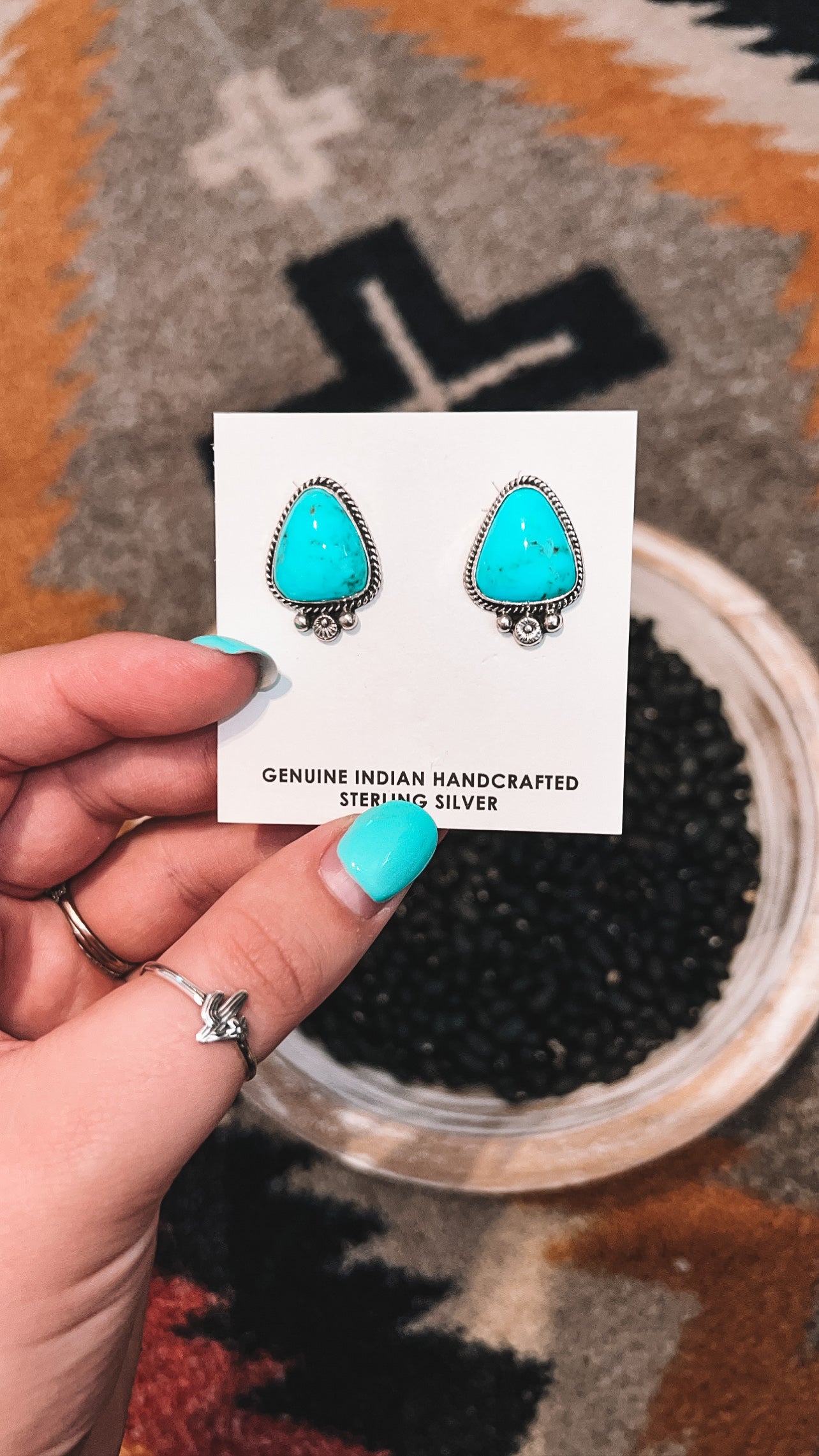 Dreamy turquoise earrings