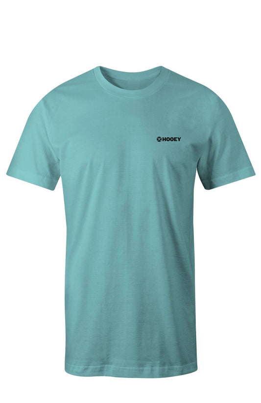 “Zenith” men’s turquoise short sleeve tee