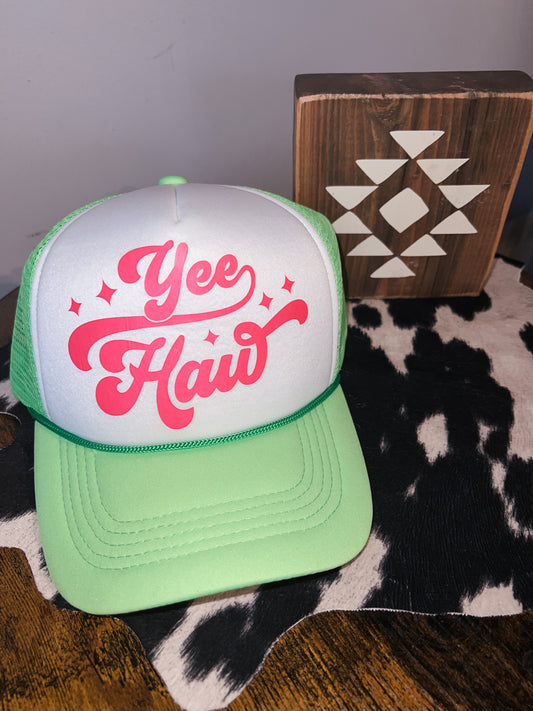 Yee haw trucker hat