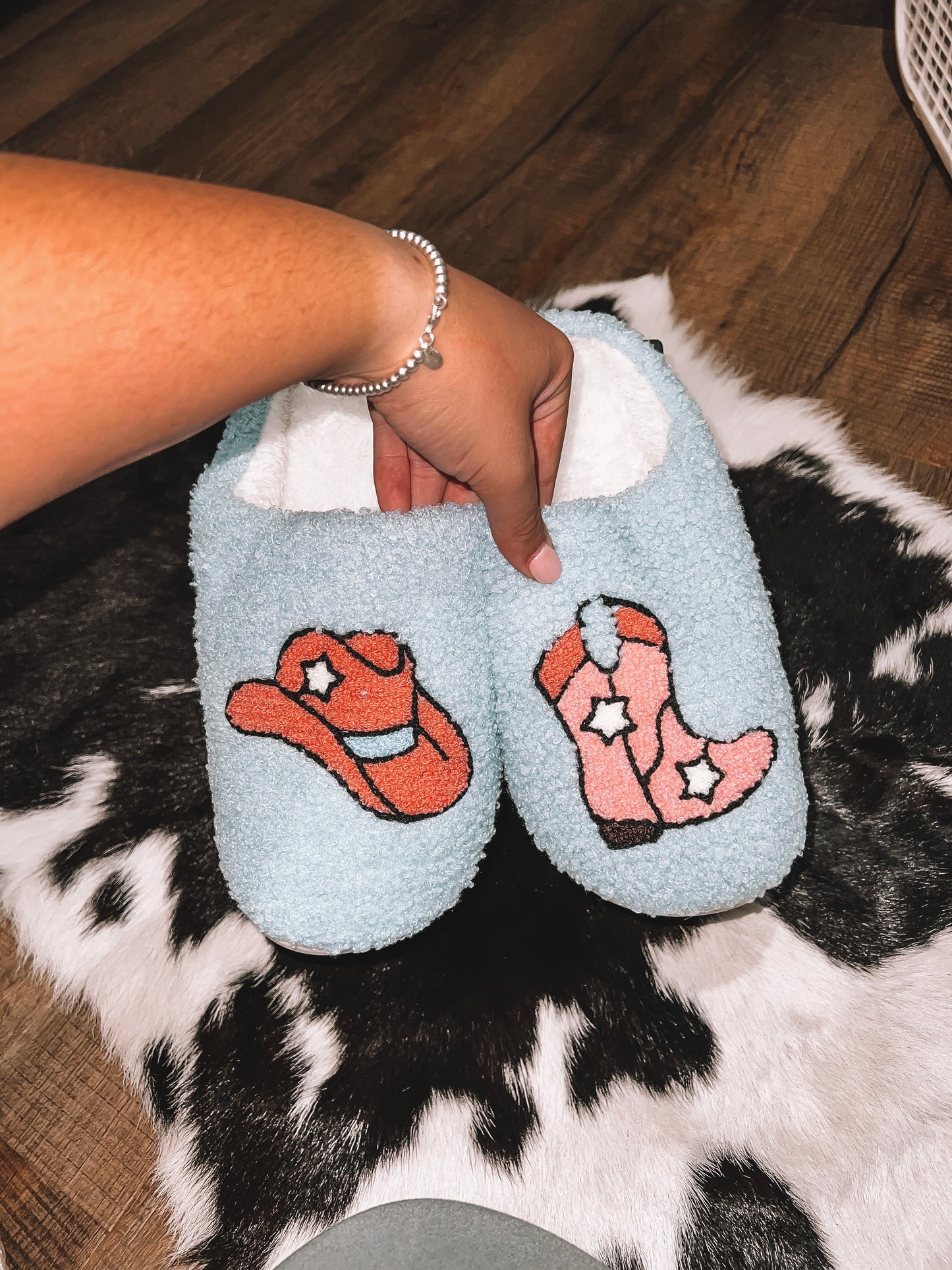 Cowgirl up slippers