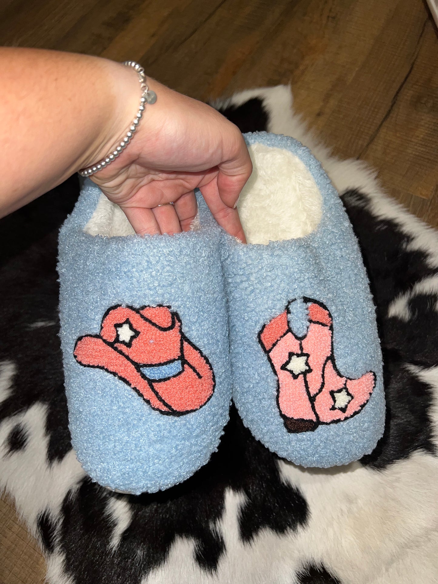 Cowgirl up slippers