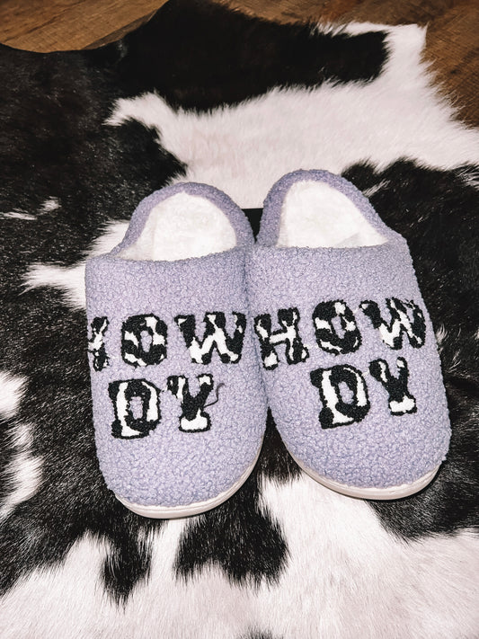 Howdy babe slippers